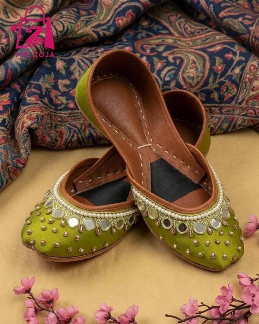 Noor-e-Zamrud Olive Khussa