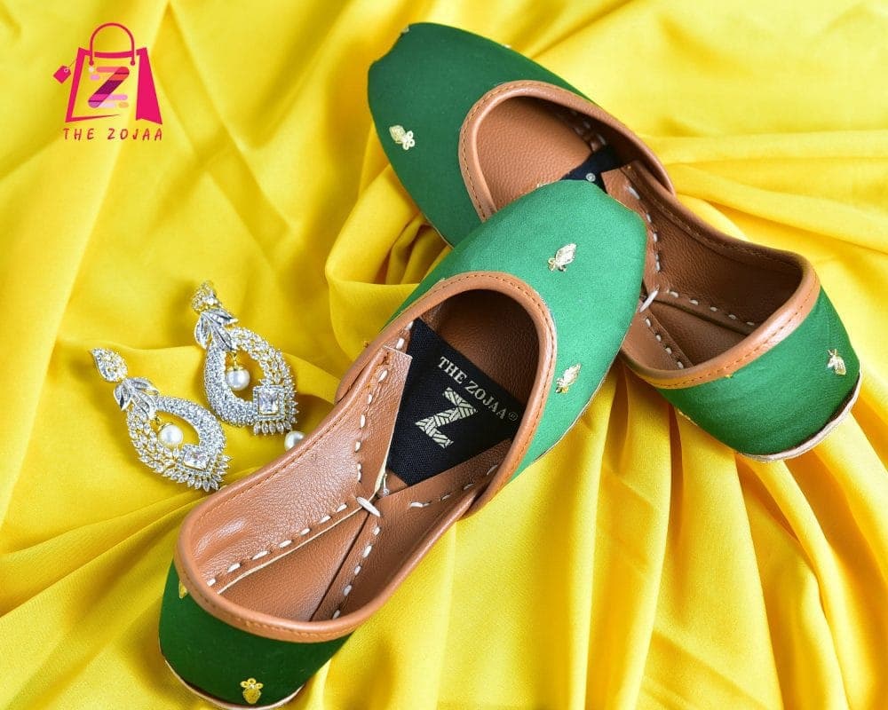 Emerald Green Khussa