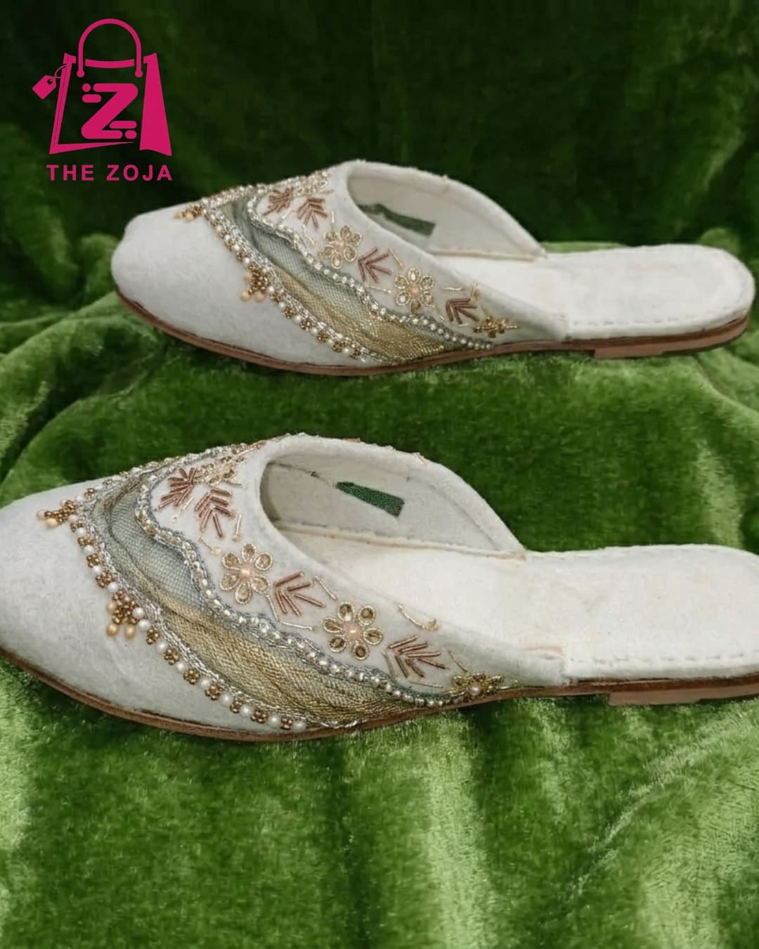 Aab-e-Noor Backless Jutti 